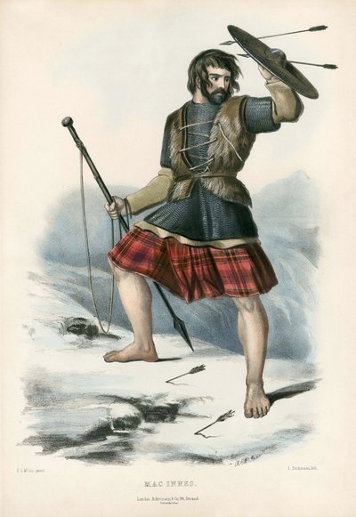 Mac Innes ، من The Clans of the Scottish Highlands ، pub.1845 بواسطة روبرت رونالد مكيان